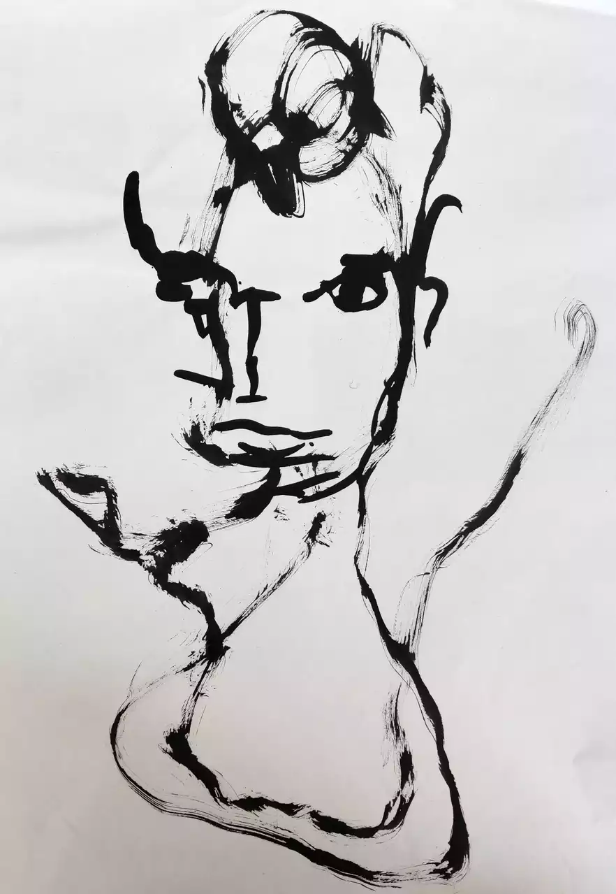 Chess man by Merita Koskimies