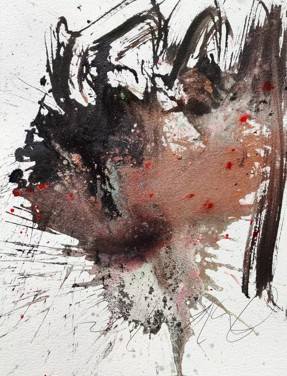 Metallic Face II by Merita Koskimies